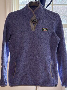 Women's L.L. Bean Sweater Fleece Half-Zip Pullover